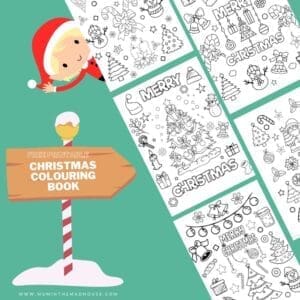 Kids Christmas Colouring Book