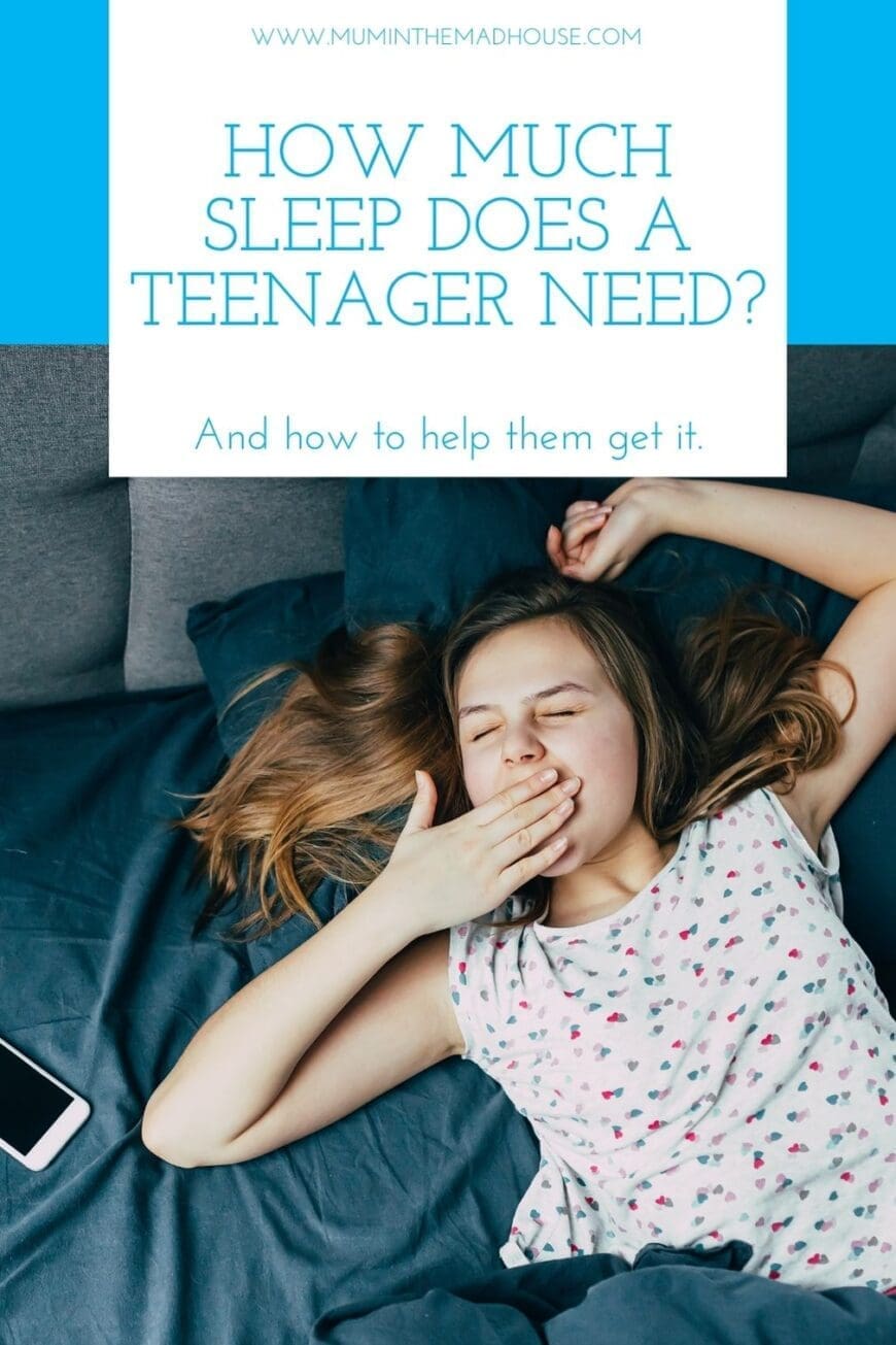 Teens need about 8 to 10 hours of sleep each night but the majority of them are not getting enough. Here is how to help.