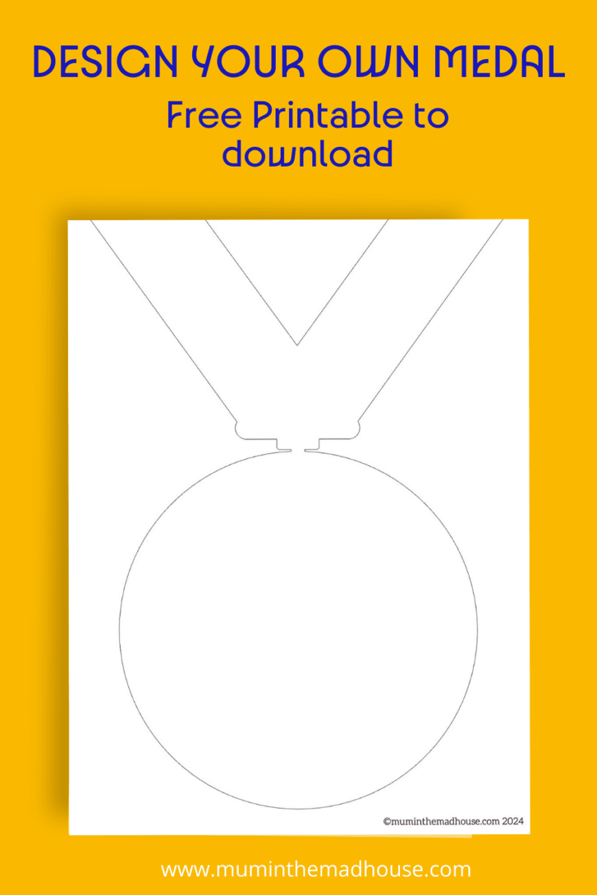 Design your own medal with our free medal template, perfect for the olympic gamesEach Olympic Games has its own medal design unique to the Games. Design a medal for the upcoming Games or perhaps the Olympic Games if they were to be held in your town