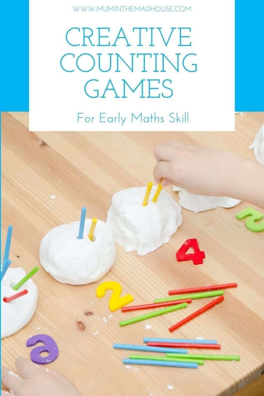Use these creative maths games to engage young children in fun math play and learning. Keep things light, fun and creative and they will learn without evening realising.