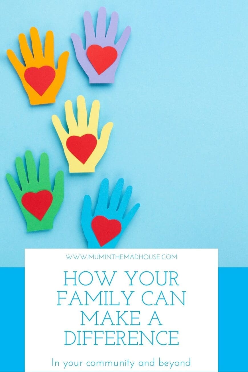Ways your family can make a difference in your community and beyond. Charitable steps families can take to bring about positive change