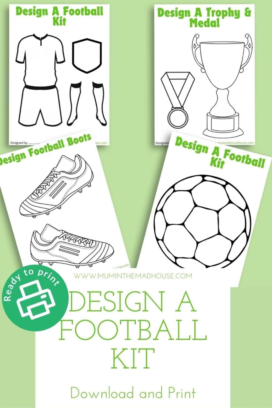 Free Printable Design A Football Kit