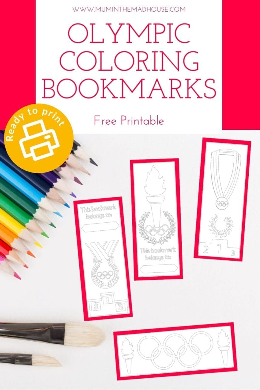 Celebrate the spirit of the Olympics with these fun and engaging coloring bookmarks for kids.