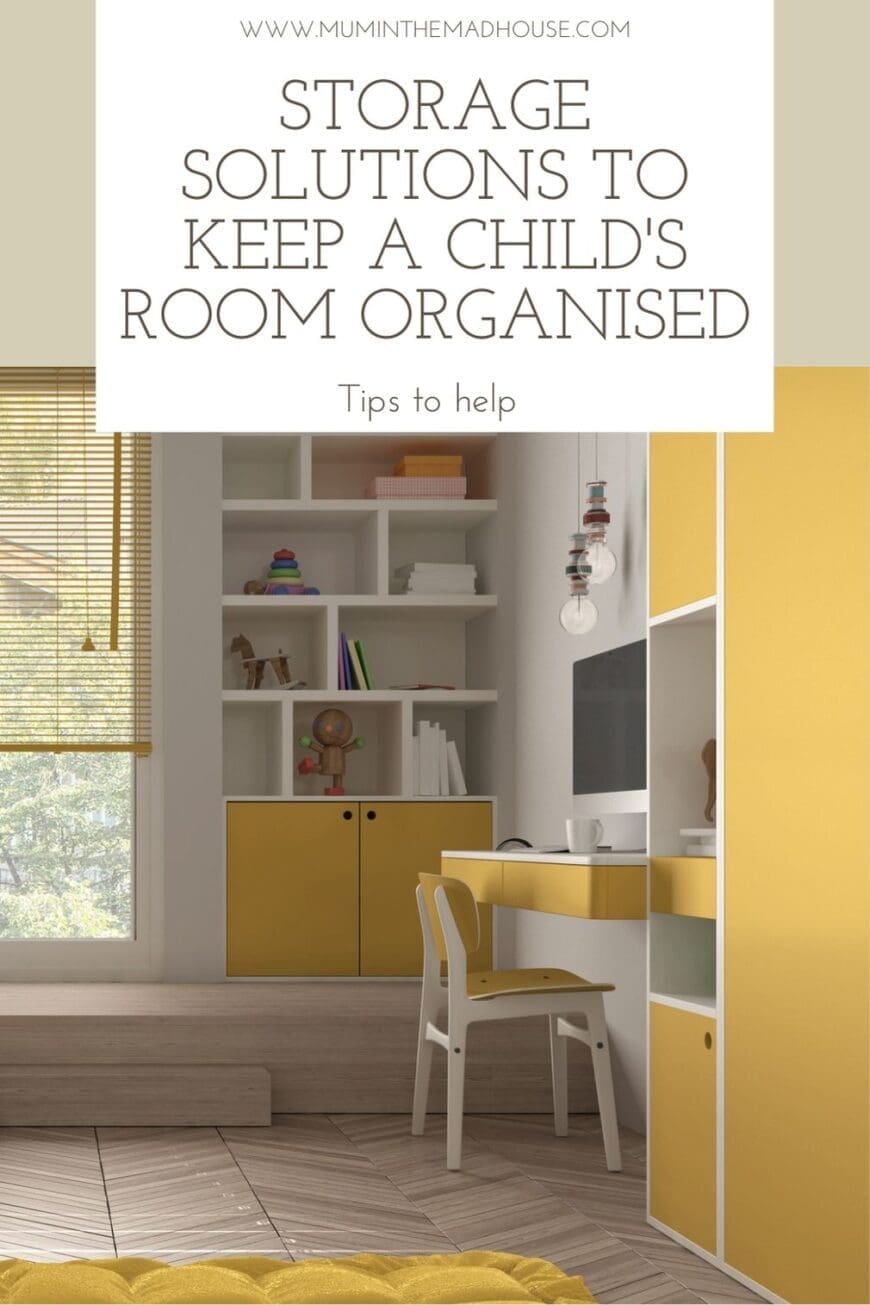 It is so important to find storage solutions for your child's room that will make and help them keep it clean and tidy. So how to you do that? Keep reading to find out.