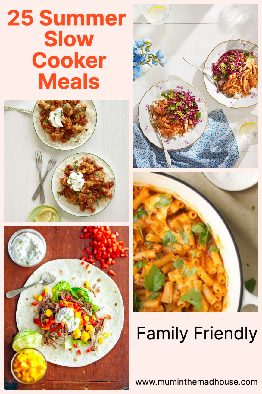 Family Friendly Summer Slow Cooker Meals