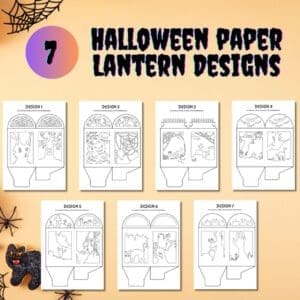 Halloween Lantern Templates