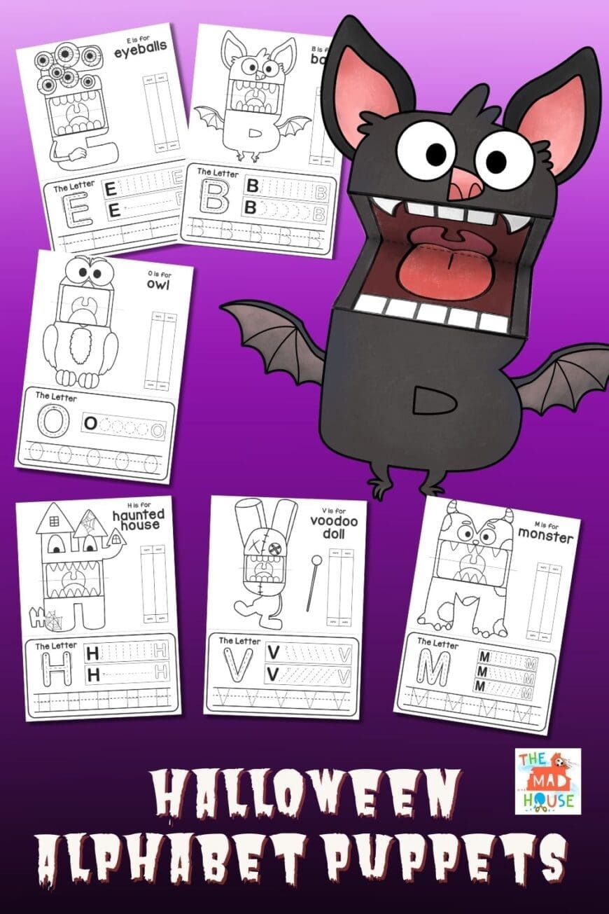 Combine Halloween excitement with education! This printable set includes Halloween-themed alphabet words and tracing worksheets to boost letter recognition and writing skills