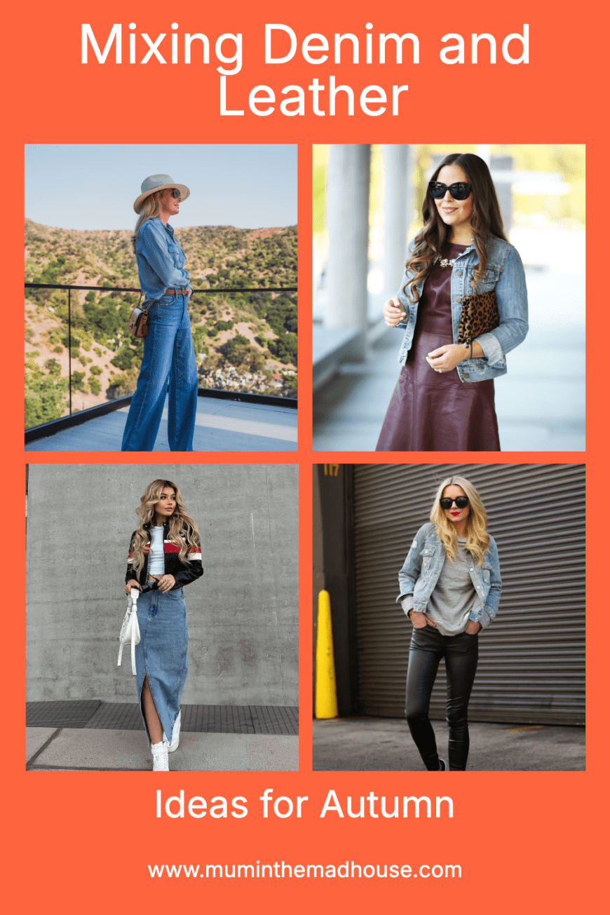 Elevate your fashion game with these stylish leather and denim outfit ideas by taking a new look at your existing wardrobe for this autumn.