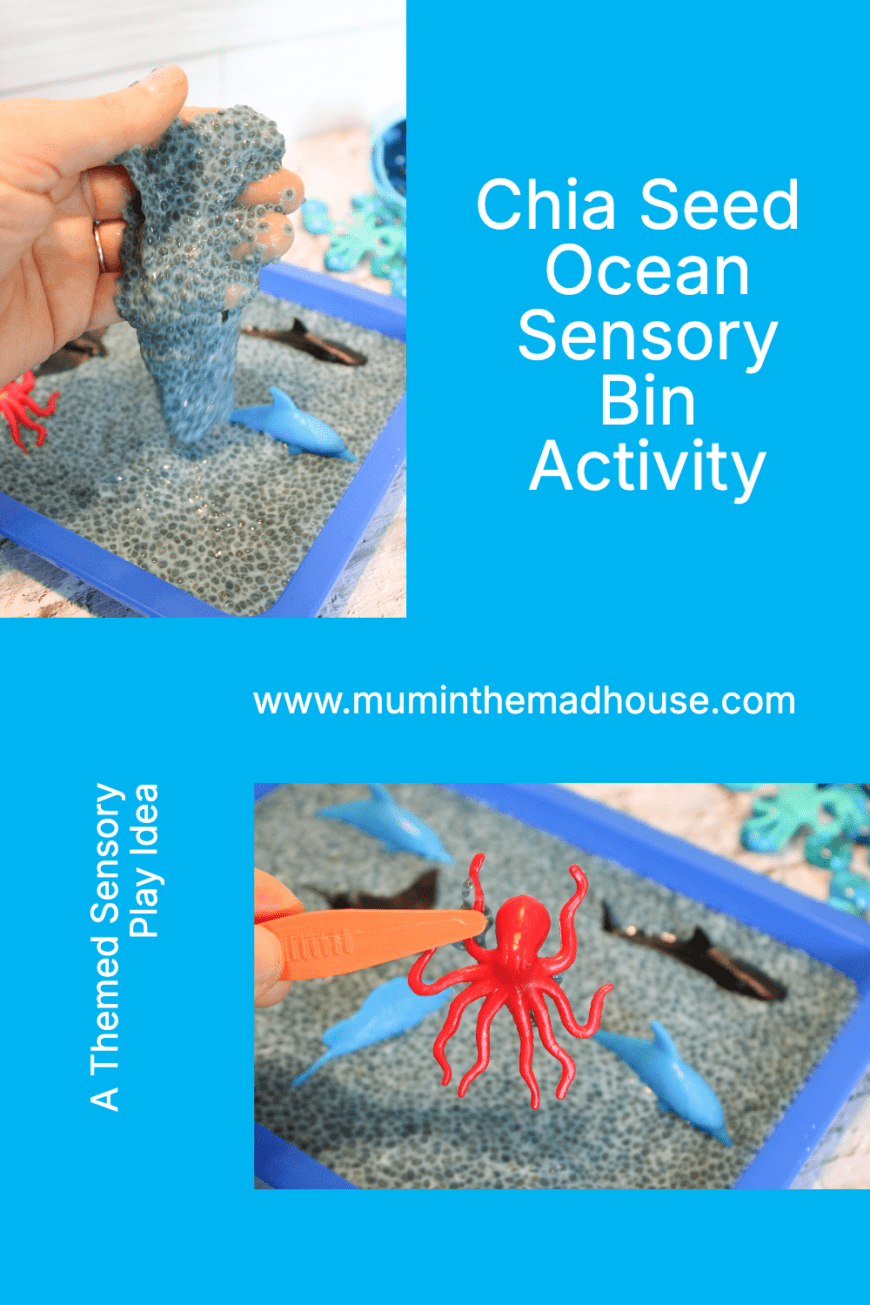 Discover the underwater world right in your living room with our Ocean Sensory Bin! Filled with sea-inspired sensory elements, it's the perfect activity for a fun-filled day at home. Your little ones will love exploring and creating their own oceanic adventures while enhancing their sensory skills. Pin this for your next indoor playdate! 👇