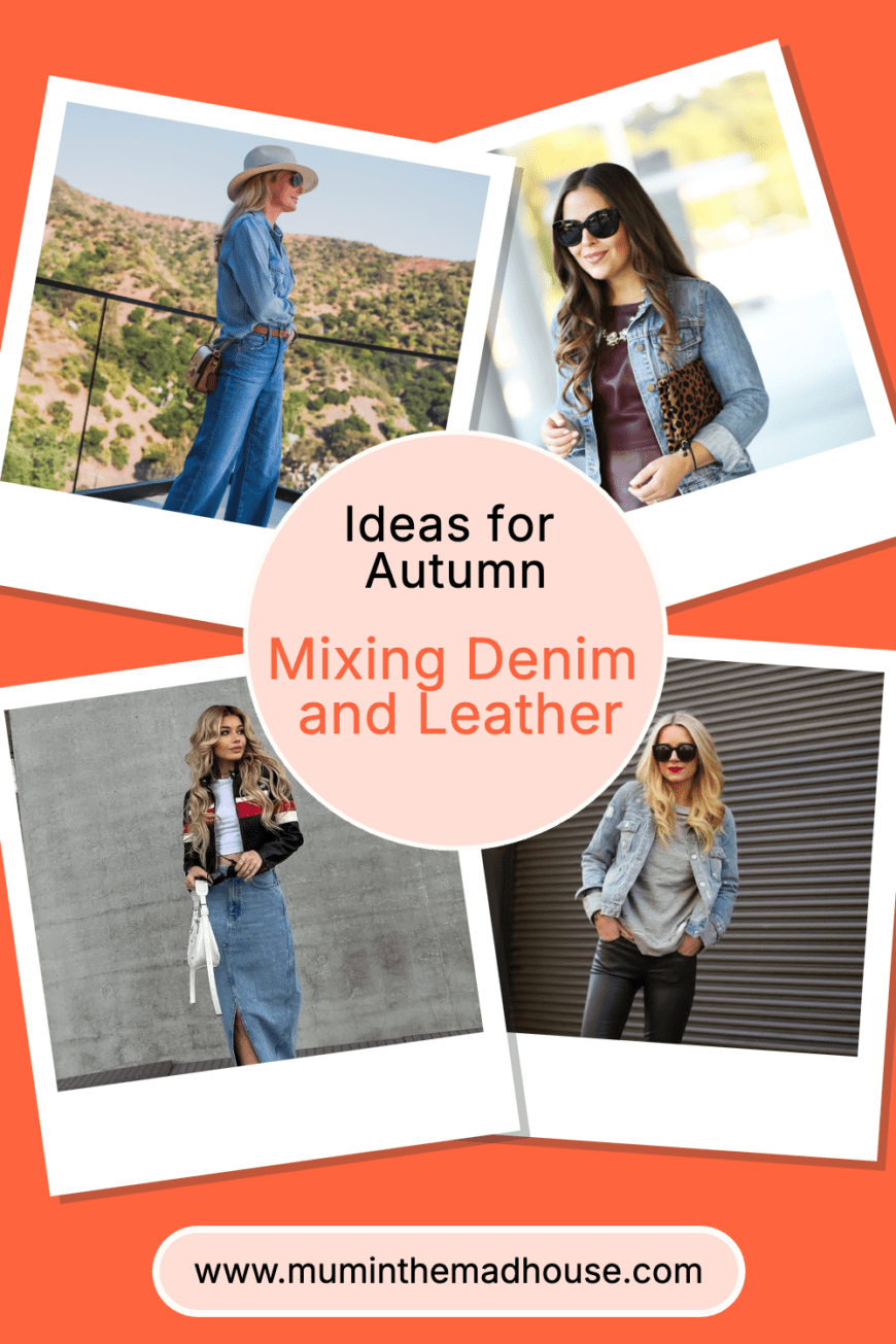 Take a new look at your existing wardrobe with our fall fashion ideas for combining leather and denim