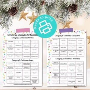 Christmas Charades for Families Clue Download