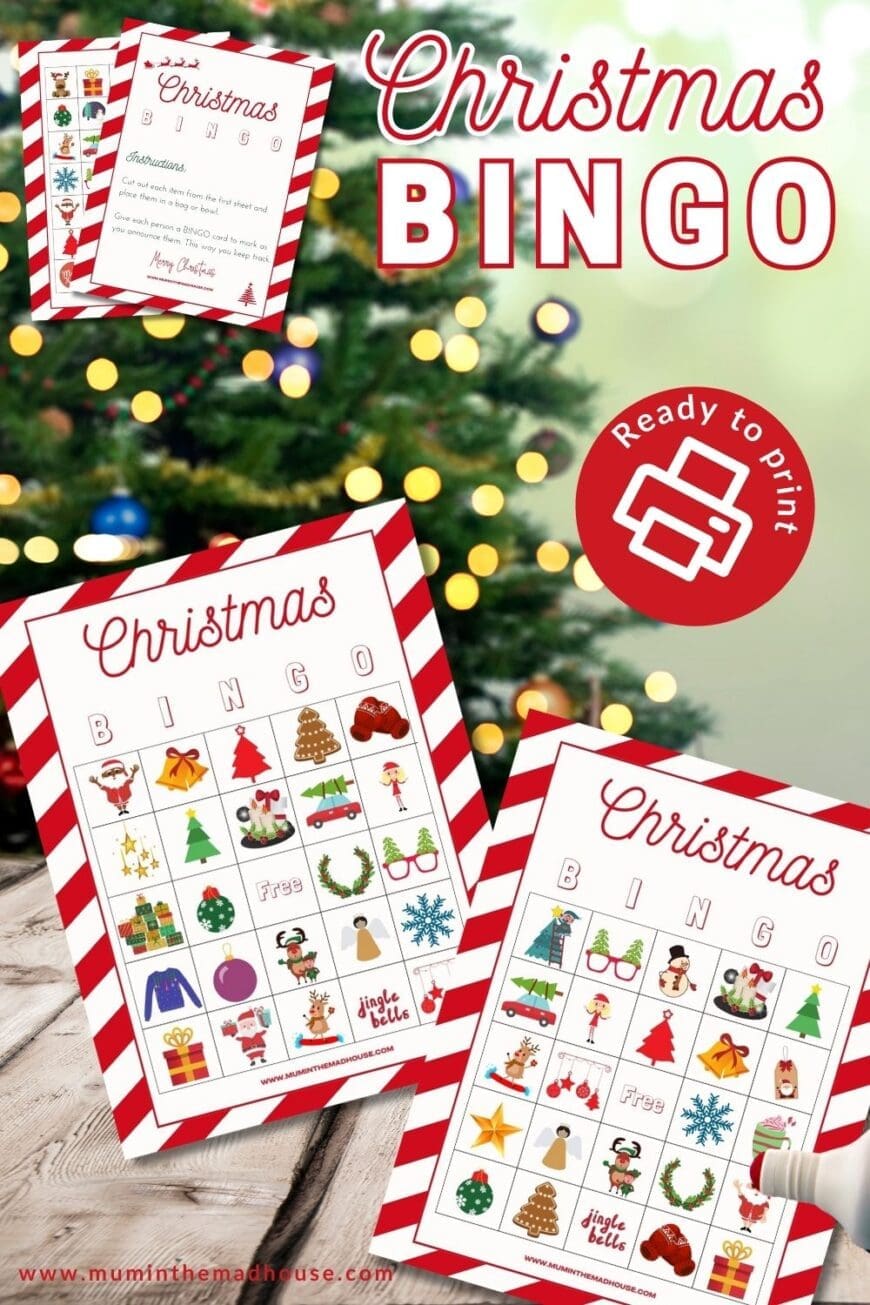 Add festive cheer to your holiday with these free Christmas Bingo printables! Fun for all ages, perfect for family gatherings or classroom parties.