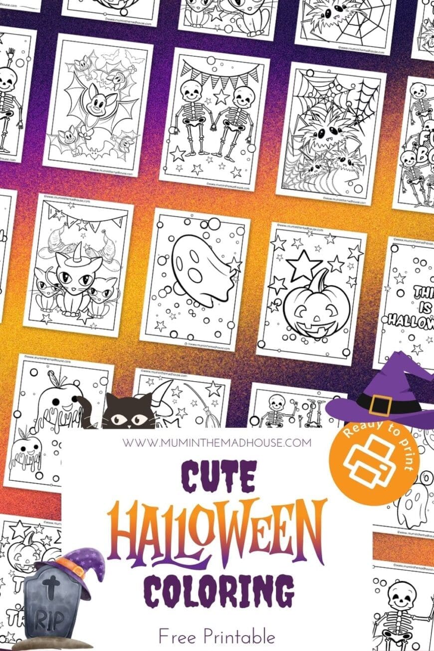 Looking for a fun and creative Halloween activity? Download these free Halloween-themed coloring pages for kids and adults! With 24 different cute designs, they’re perfect for classrooms, parties, or a relaxing day at home. 🎨🍬