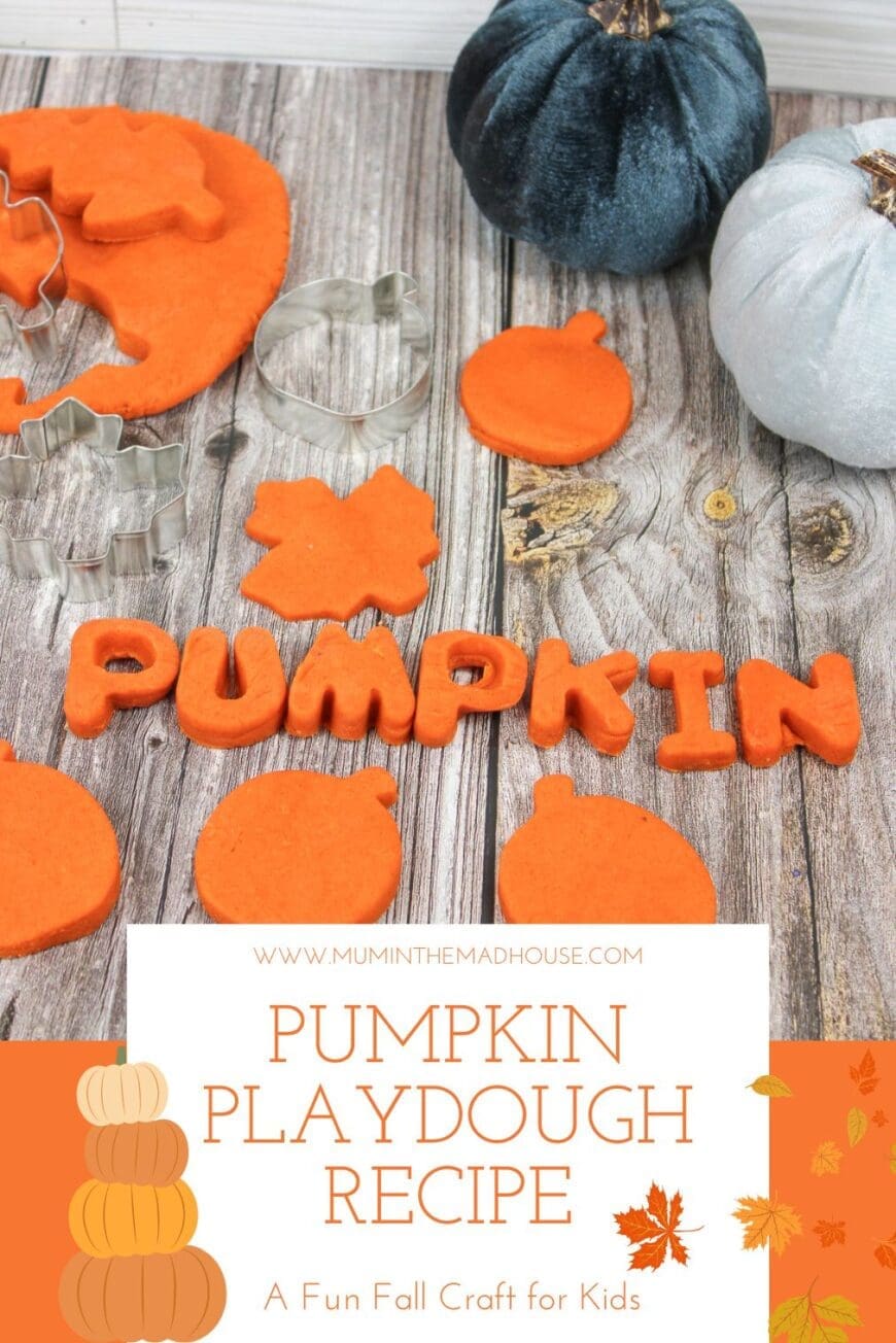 Keep the kids entertained with this easy DIY pumpkin playdough! Soft, scented, and perfect for fall play. Follow this step-by-step guide for a fun autumn activity.