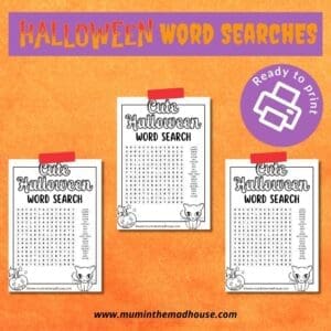 Halloween Word Searches Download