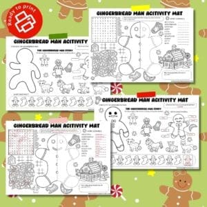 Gingerbread Man Activities Download