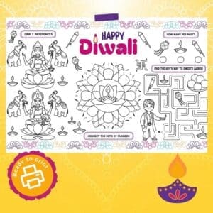 Happy Diwali Activity Sheet Download