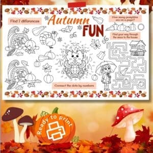 Autumn Fun Activity Sheet Download