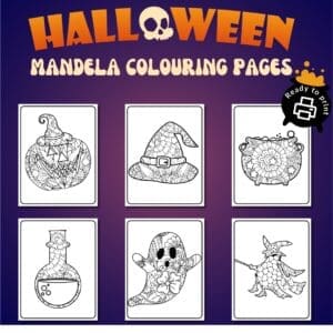 Halloween Mandala Coloring Download