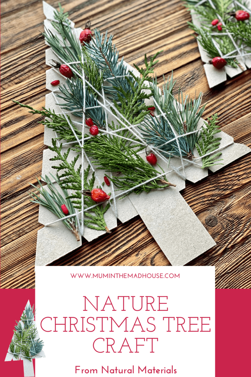 Create beautiful nature-inspired Christmas trees using cardboard, twine, and greenery! A fun, eco-friendly craft for kids that adds a festive, rustic touch to your holiday decor.