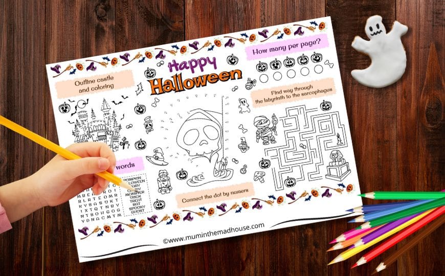 Free Printable Halloween Fun Activity Sheet – Perfect for Kids!