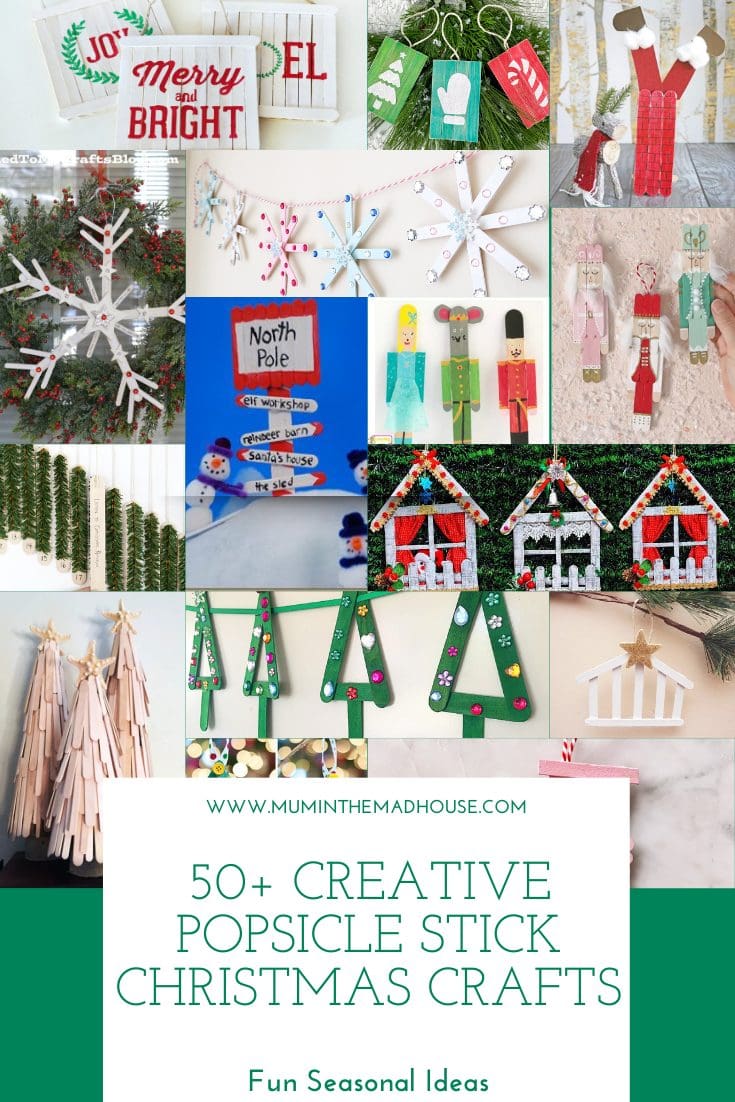 Discover over 50 creative popsicle stick Christmas crafts that kids will love! Simple, festive projects to make holiday decorating extra special.