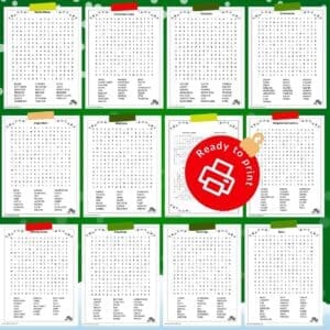 Christmas Word Search Download