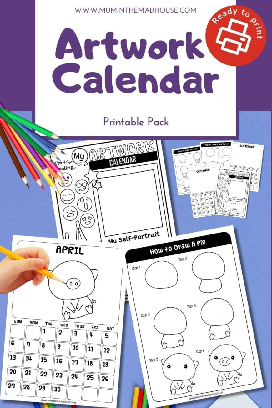 Make learning fun with this free “I Can Draw” calendar! Each month, kids can follow simple steps to draw a new animal and decorate their very own calendar. Perfect for improving drawing skills while staying organized. Download today!