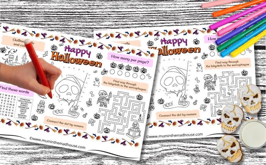 Free Printable Halloween Fun Activity Sheet – Perfect for Kids!