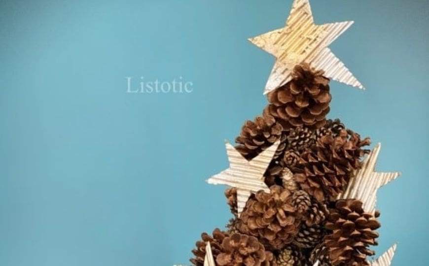 pinecone tree craft