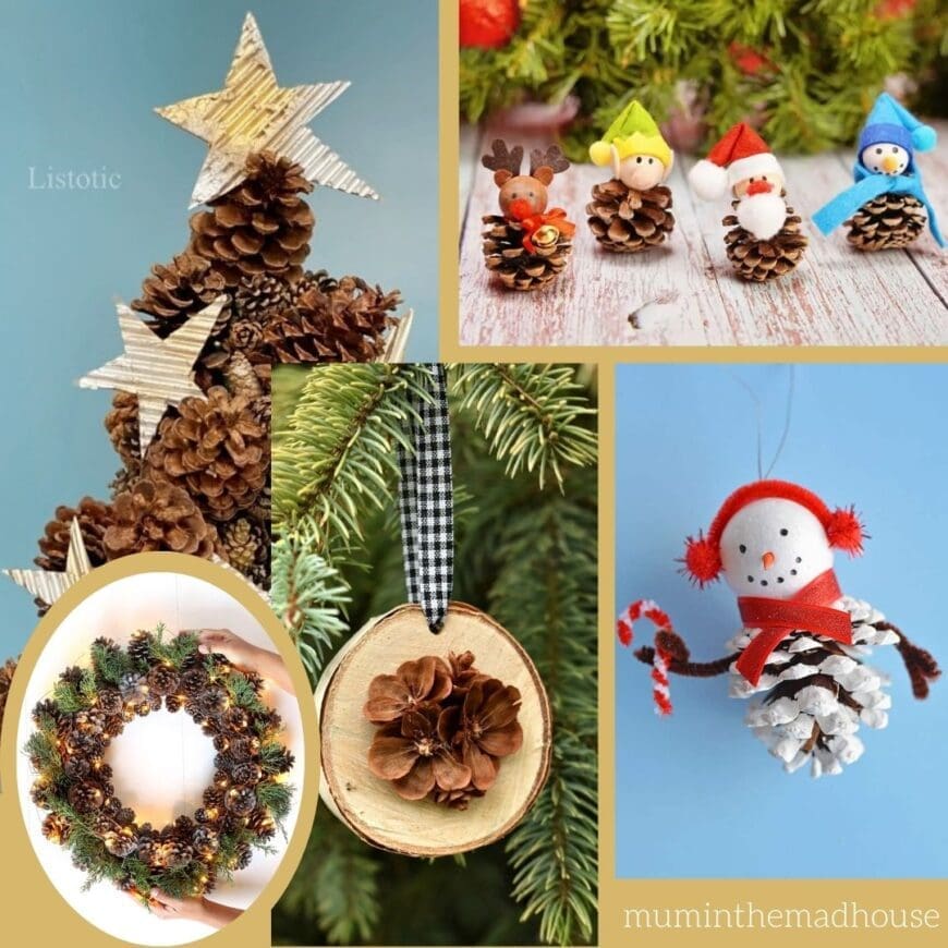 Bring the warmth of nature into your home with these charming pinecone Christmas crafts. From rustic topiaries to cute snowman ornaments, discover easy DIY ideas to add a festive touch to your holiday decor