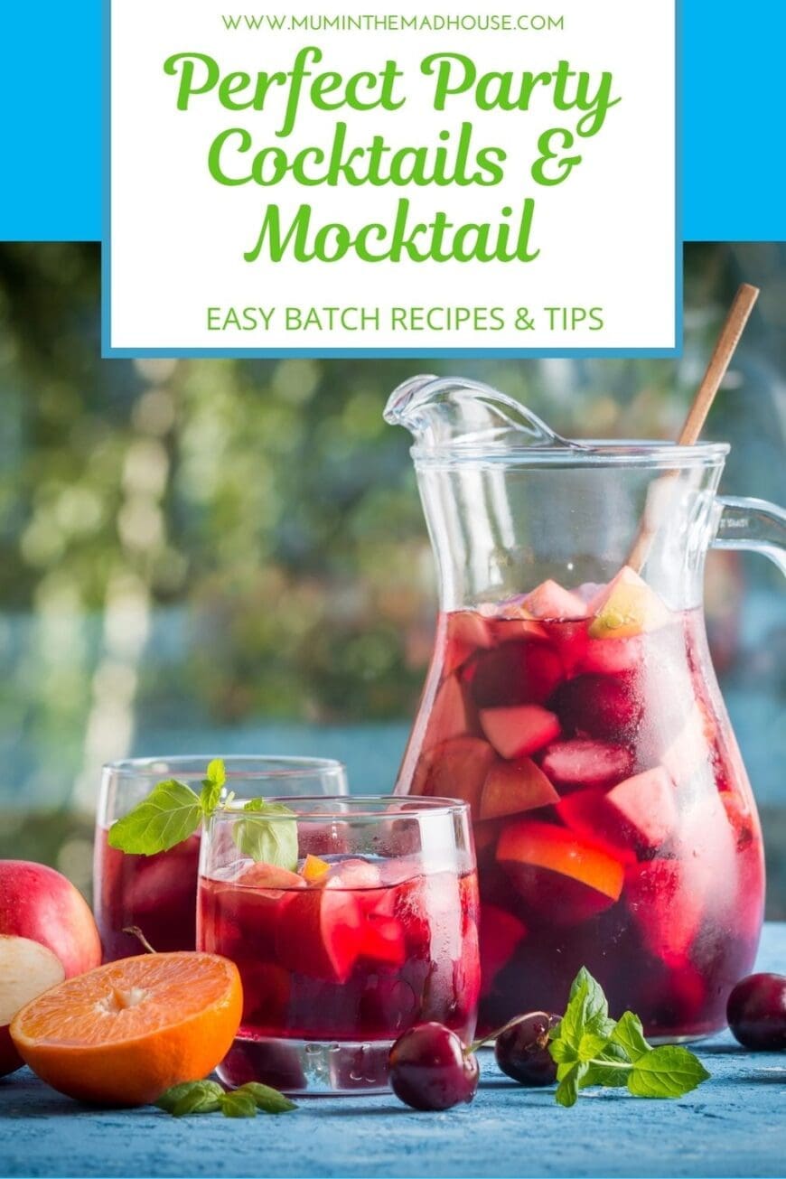Learn the secrets to making cocktails and mocktails ahead of time! Perfect for parties, these batch-friendly recipes and tips make holiday hosting a breeze.