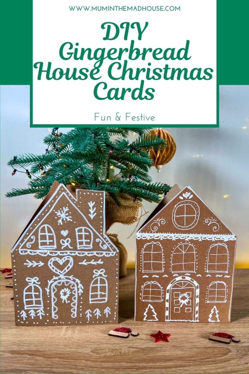 Add a sweet homemade touch to your holiday greetings with these DIY Gingerbread House Christmas Cards! Perfect for spreading cheer and getting crafty this Christmas.