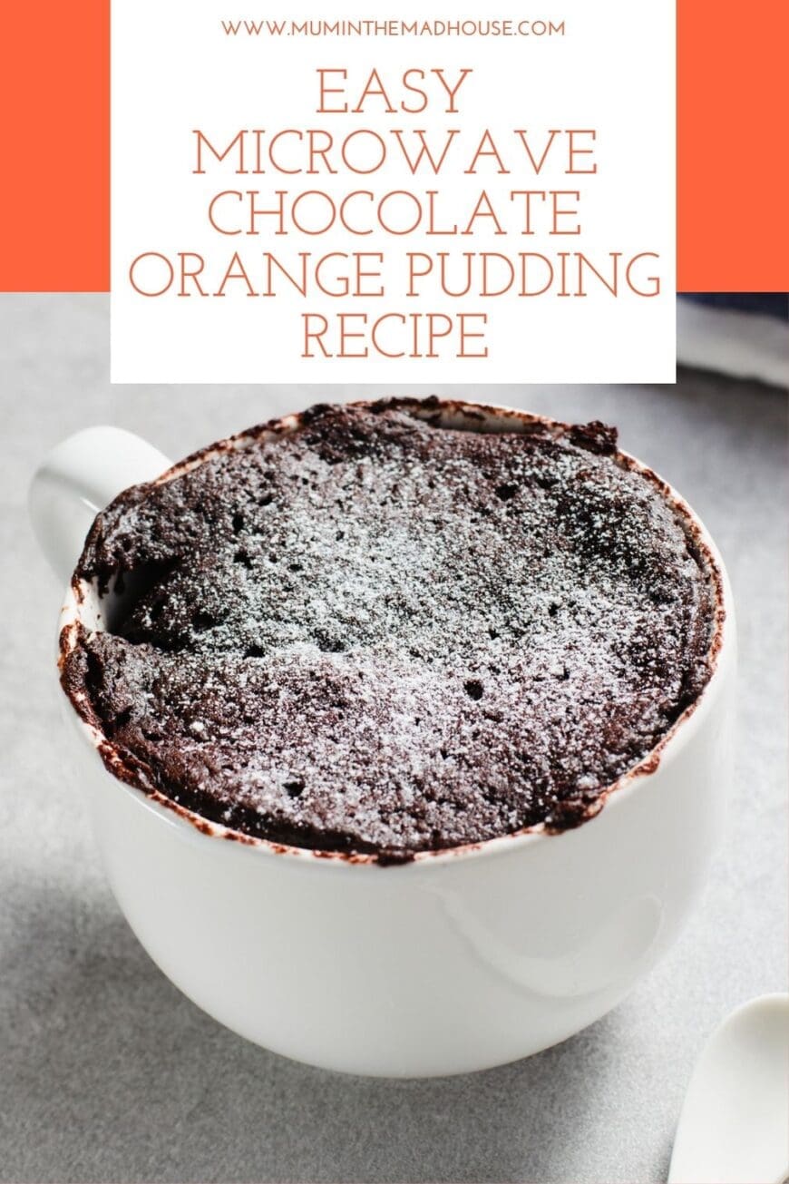 Repurpose your Christingle orange with this simple Microwave Chocolate Orange Pudding recipe. A quick, indulgent treat everyone will love!