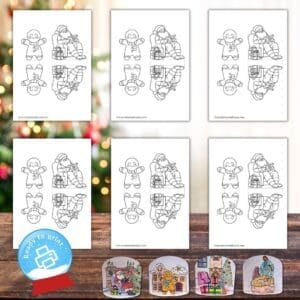 Christmas 3D Craft Snow Globe Themed Download