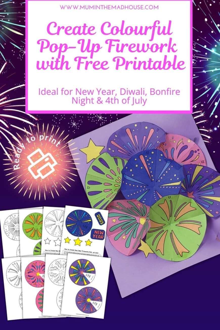 Make 3D pop-up firework cards for Diwali, New Year, Bonfire Night, or Independence Day! A creative, kid-friendly craft that’s perfect for any festive occasion.
