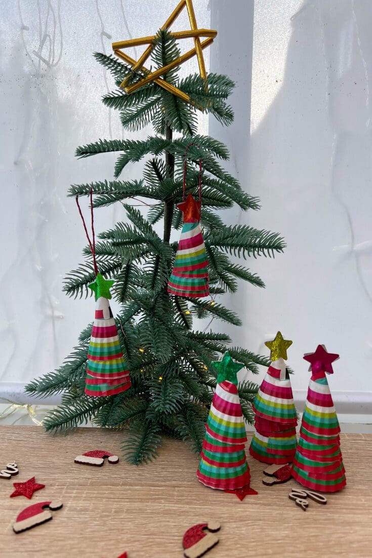 Create adorable lollipop Christmas trees with just a few supplies! This simple holiday craft is perfect for kids and families to enjoy together