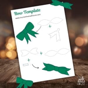 Mini Bow Template