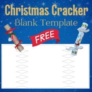 Free Christmas Cracker Blank Template Download