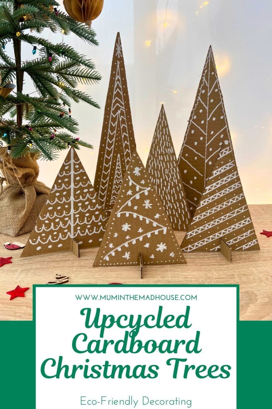 Looking for a creative way to upcycle cardboard boxes? These DIY cardboard Christmas trees are easy, festive, and perfect for a sustainable Christmas