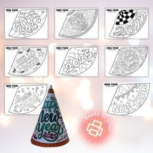 New Year Hats Download