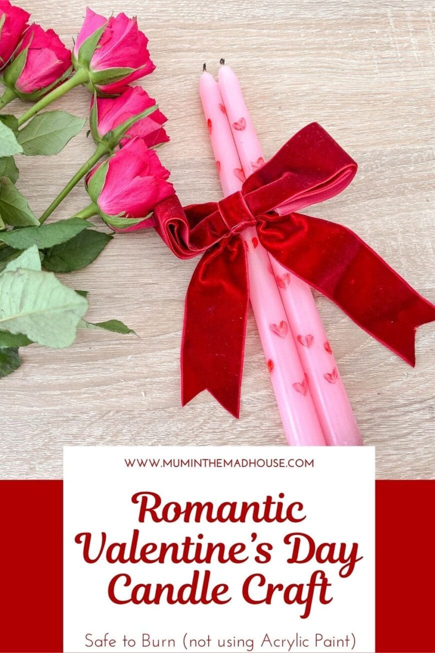 Make Valentine’s Day special with DIY painted candles!  Use Wax pens to create romantic heart designs and thoughtful gifts. A perfect activity for families or couples!