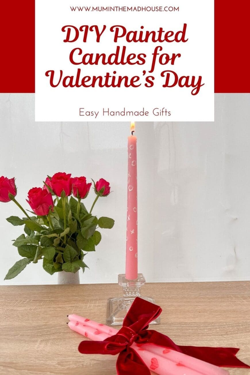 Looking for a unique Valentine’s Day gift? These DIY painted candles are a thoughtful and creative way to show you care.  Use Wax pens to create heart designs or love quotes, perfect for your loved ones or as festive decor. Get crafting today