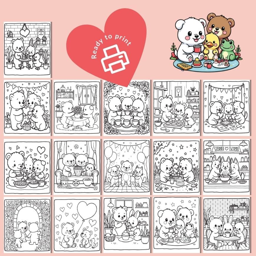 Download Your Free Fluffy Friends Colouring Book!