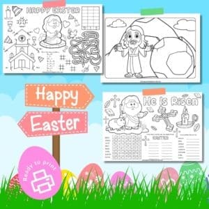 Free Religious Easter Activity Sheets
