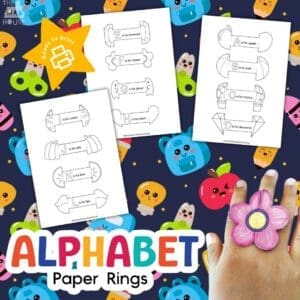 Download Your Free Alphabet Paper Rings Printable