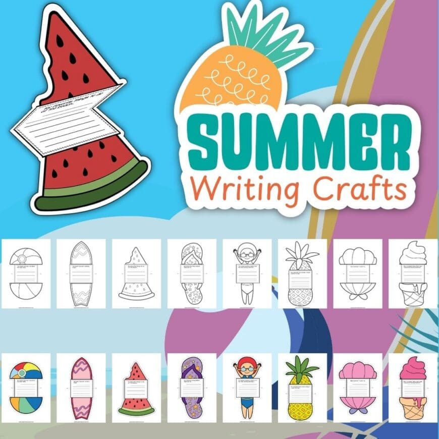 Download Your Free Summer Writing Crafts Printables