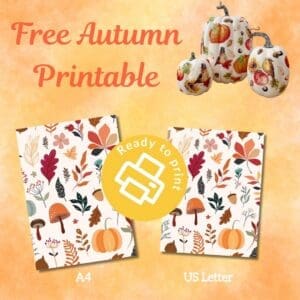 Free Autumn Pattern Printable