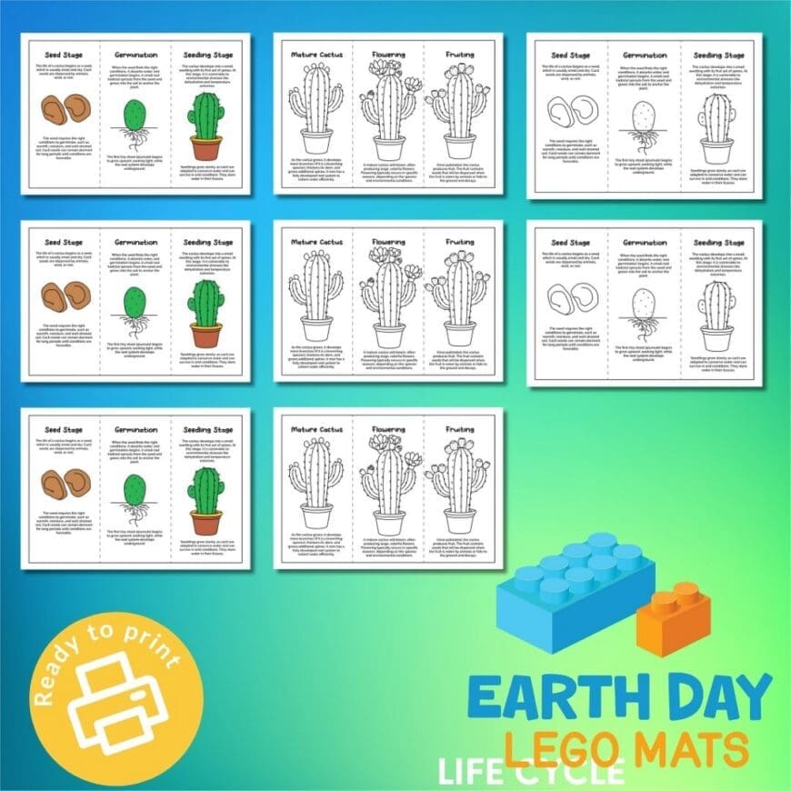 Download Your Free Earth Day LEGO Mat