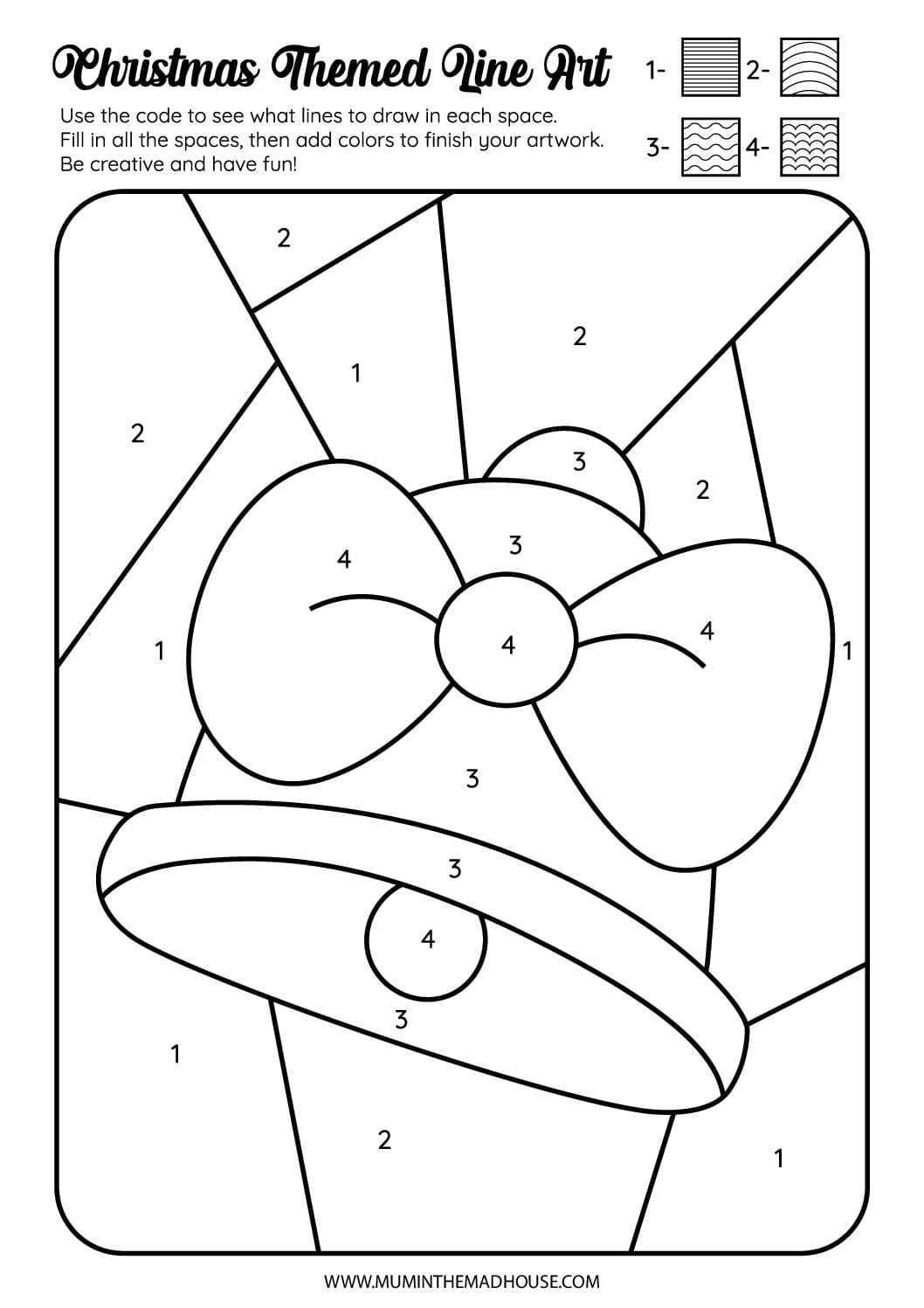 Download Your Free Christmas Colour by Number Pages - Image 2